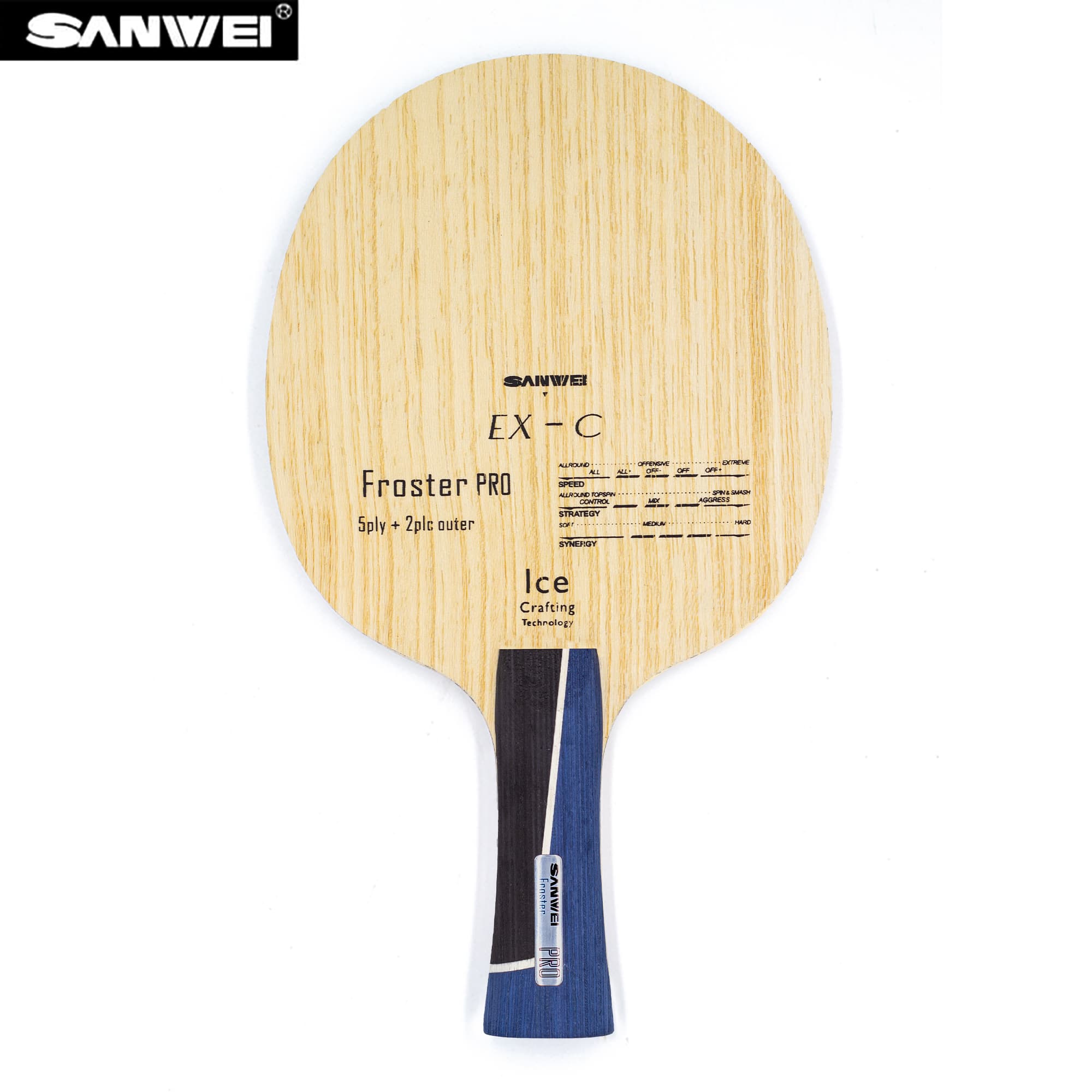 Table Tennis Games - SANWEI ALC Table Tennis Blade Froster