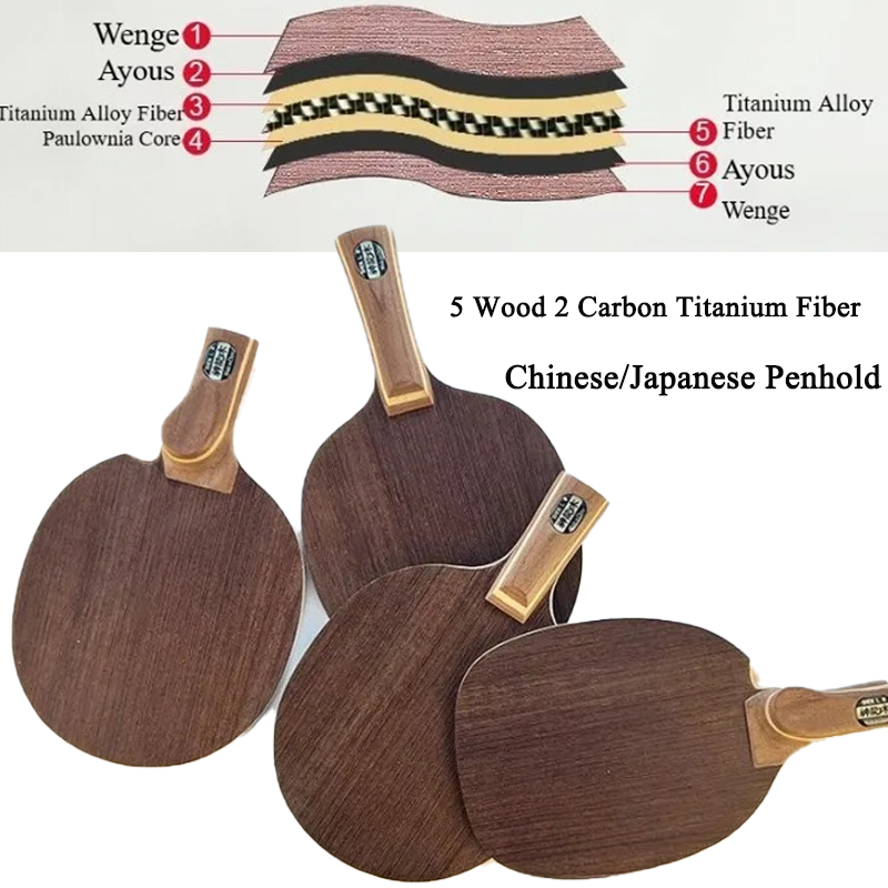 Table Tennis Games - Table Tennis Blade Chinese/Japanese Penhold 5