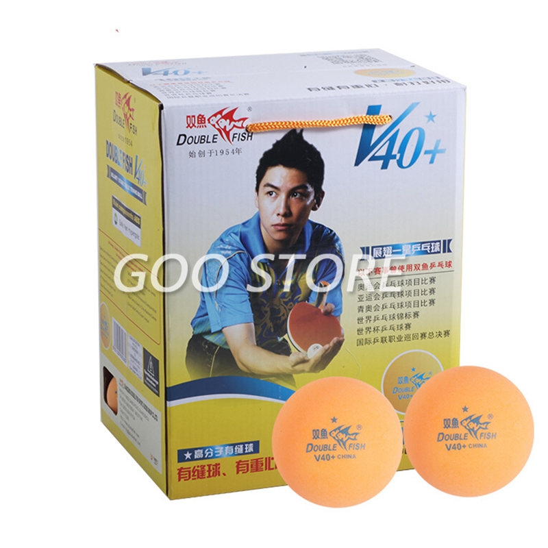 100 balls Double Fish V40+ 1-S - Table Tennis Olympics review and price