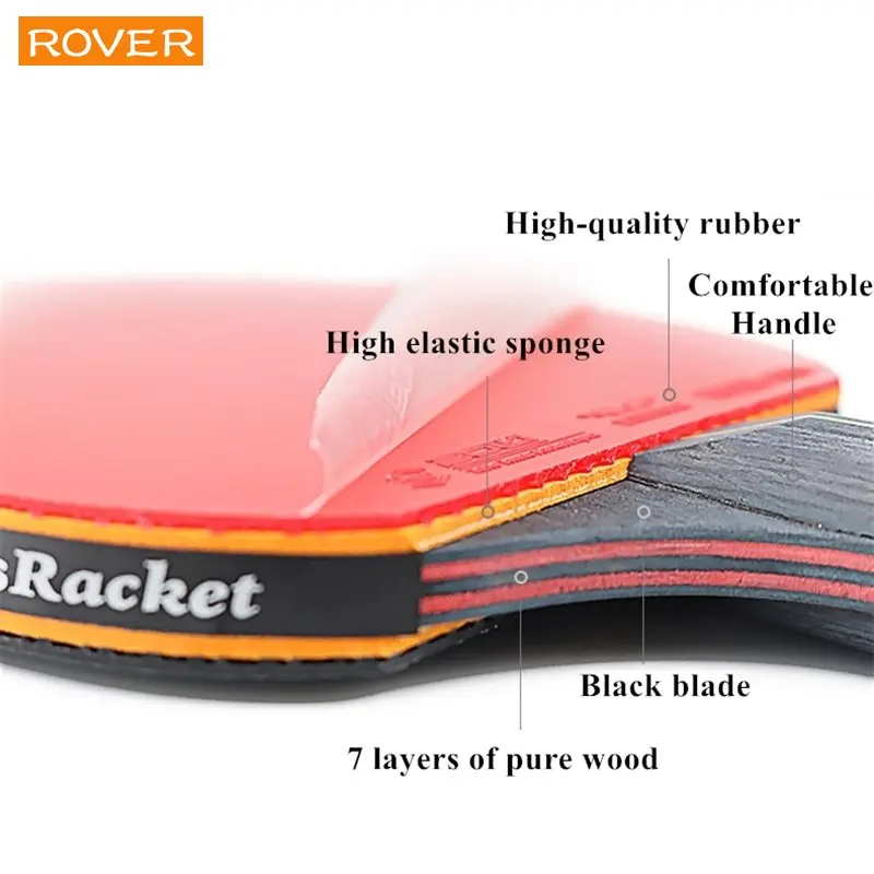5/6 Star Table Tennis Racket 2 - Table Tennis Forehand review and price