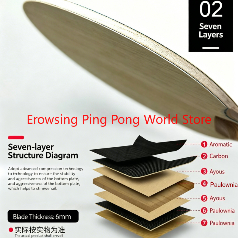 Shenlong Wood ALC Carbon Table - Table Tennis In Japanese review and price