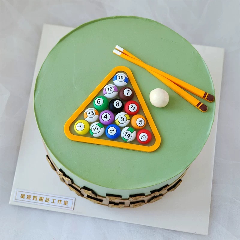 Billiard Cake Birthday Decorat - Table Tennis Games review and price