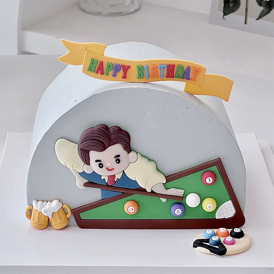 Billiard Cake Birthday Decorat - Table Tennis Games review and price