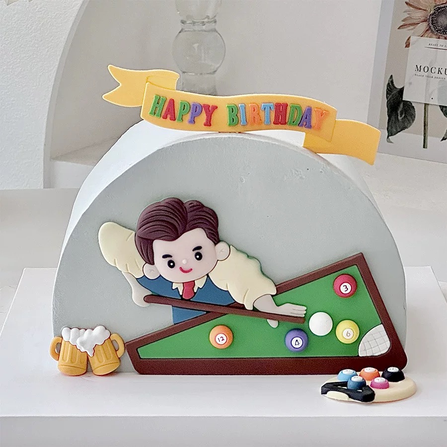 Billiard Cake Birthday Decorat - Table Tennis Games review and price