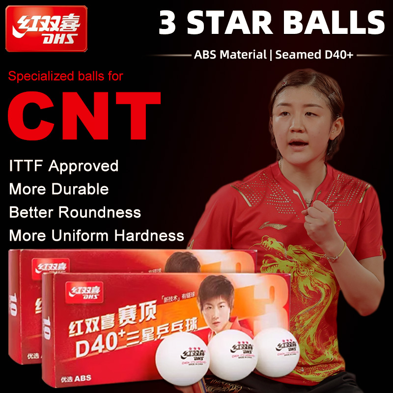 DHS D40+ DJ40+ Ping Pong Balls - Table Tennis Olympics review and price