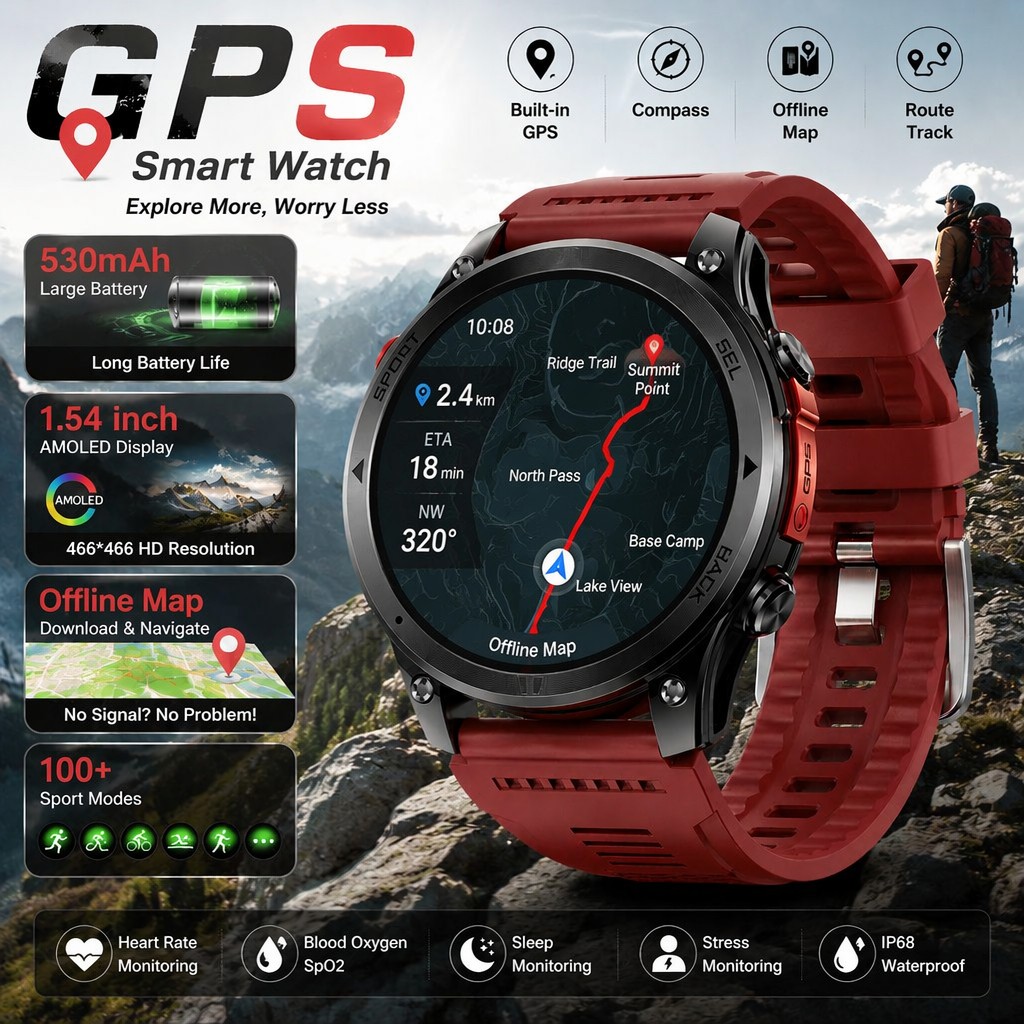 LIGE New GPS Path Tracker Smar - Table Tennis World review and price
